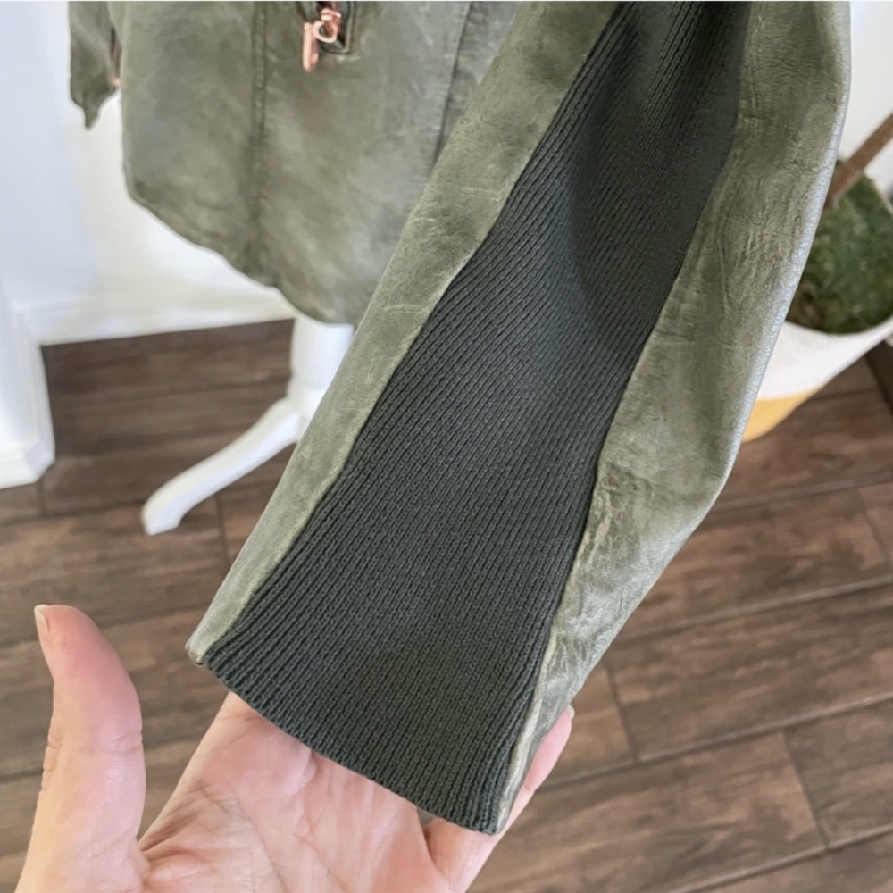 Doma x Free People Full Extension Leather Moto Jacket - Picture 13 of 16